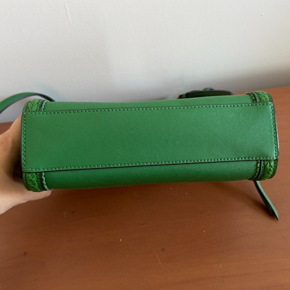 Kate Spade Reiley Straw Dome Bag - Green - Picture 6 of 8
